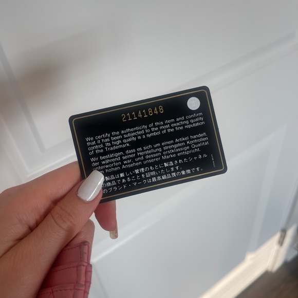 Chanel card holder pink wallet small leather good - Picture 5 of 7